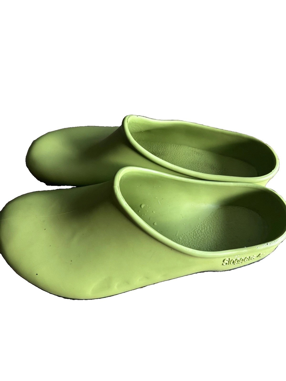Sloggers Womens 9 Eu 40 Lime Green Waterproof Rubber Mule Clogs Garden Shoes
